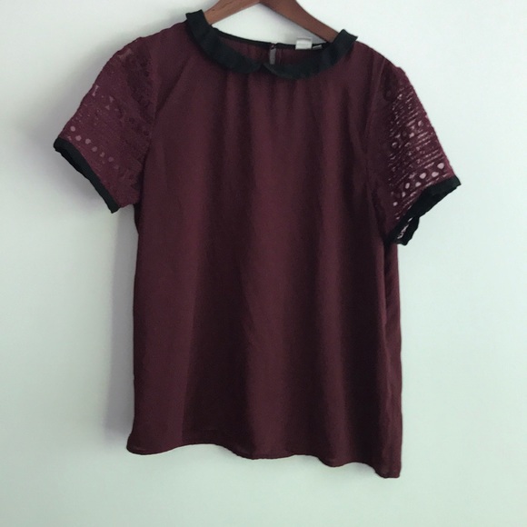 twik Tops - Beautiful burgundy top